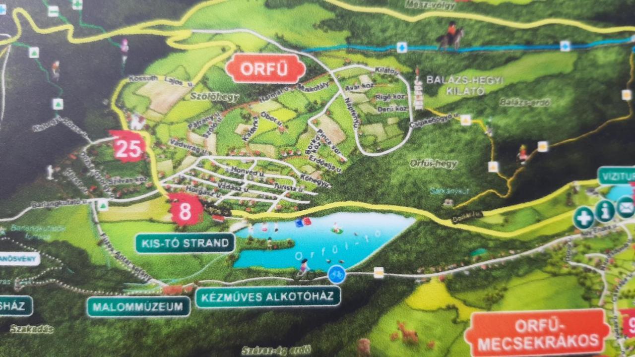 Onix- Kis-To Apartman Orfű エクステリア 写真